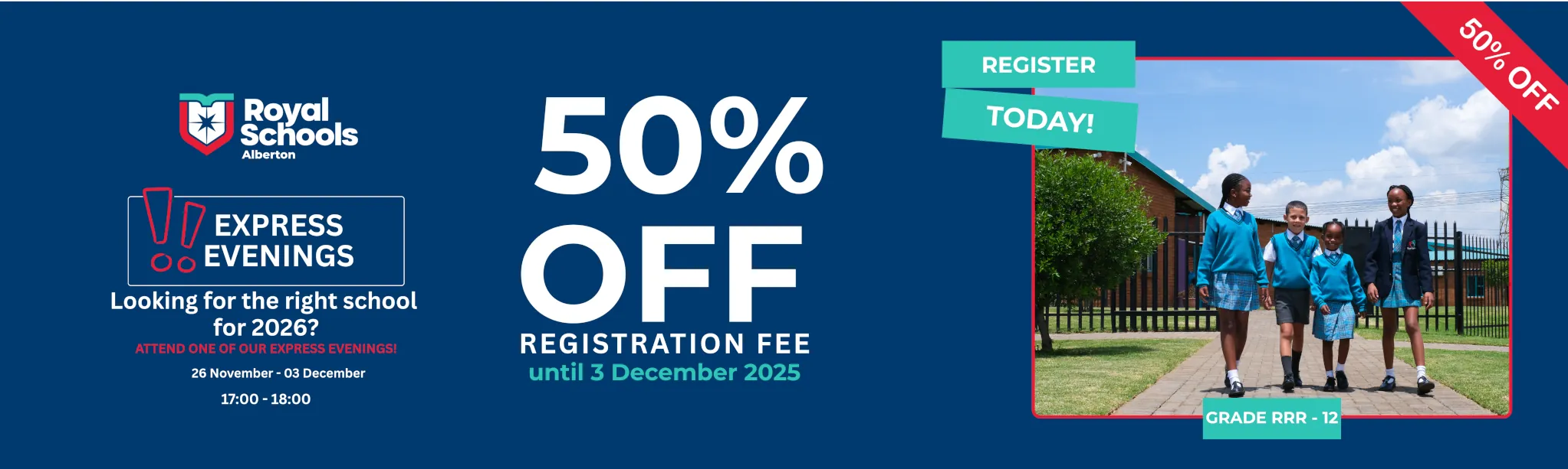 Royal Schools Alberton Registration