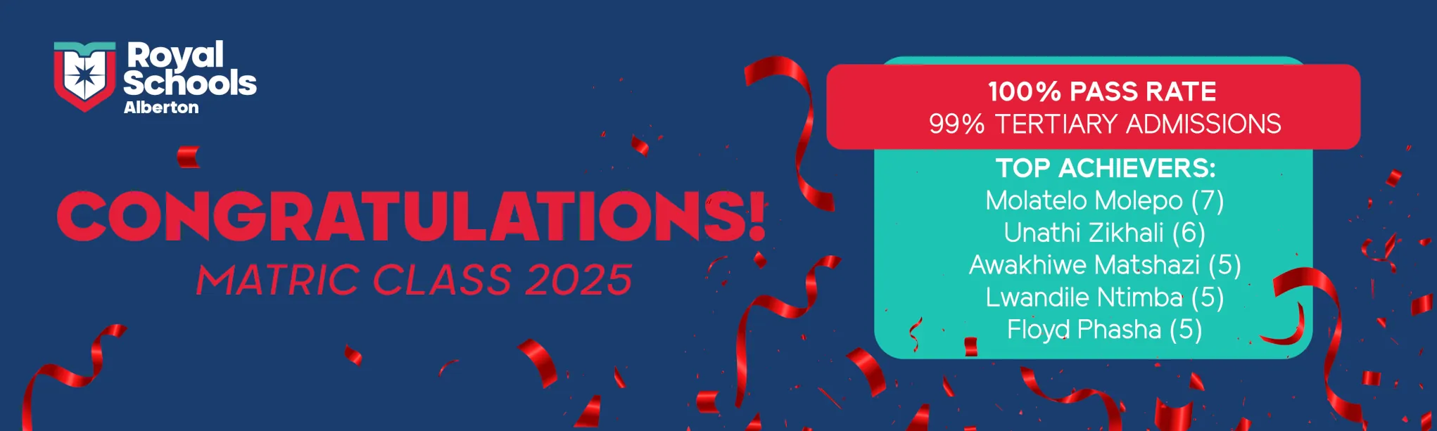 Royal Schools Alberton matric results