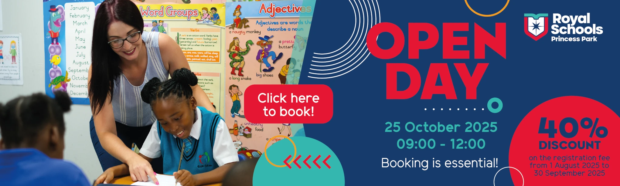 royal schools Princess Park Open Day Bookings