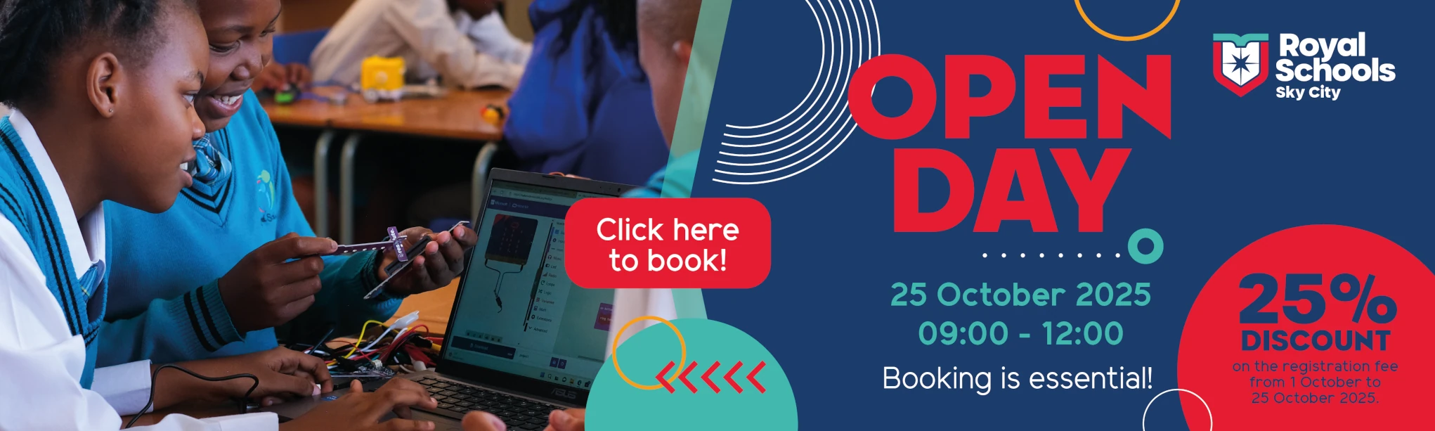 Sky City Open Day Bookings