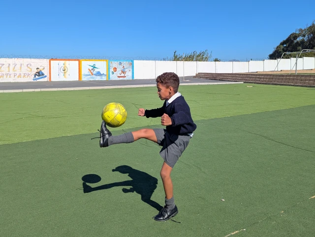 Starlight soccer court